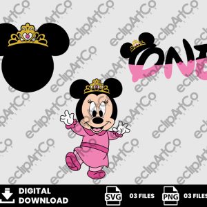 03 Clipart - Baby Minnie One Png, Baby Minnie Png, Baby Shower Png