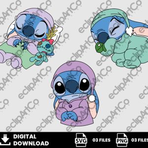 03 Clipart - Baby Stitch Svg, Stitch Svg, Baby Shower Svg