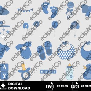 20 Clipart - Baby Shower Boy Png, Baby Shower Png, Boy Png