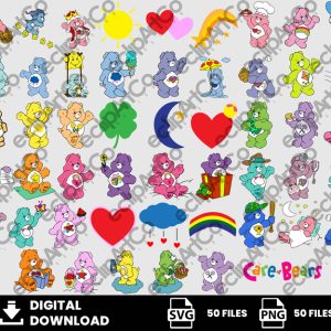50 Clipart - Care Bears Svg, Bears Svg