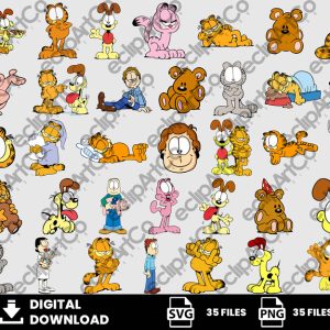 35 Clipart - Garfield Svg, Garfield Png