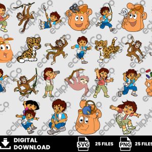 25 Clipart - Go Diego Go Svg, Go Diego Go Png