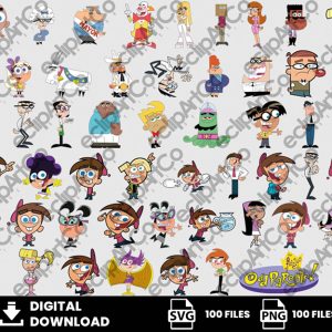 100 Clipart - The Fairly OddParents Svg, The Fairly OddParents Png