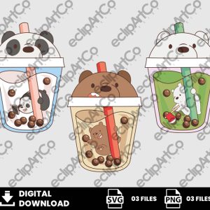 03 Clipart - We Bare Bears Svg, Escandalosos Svg, Tapioca Svg