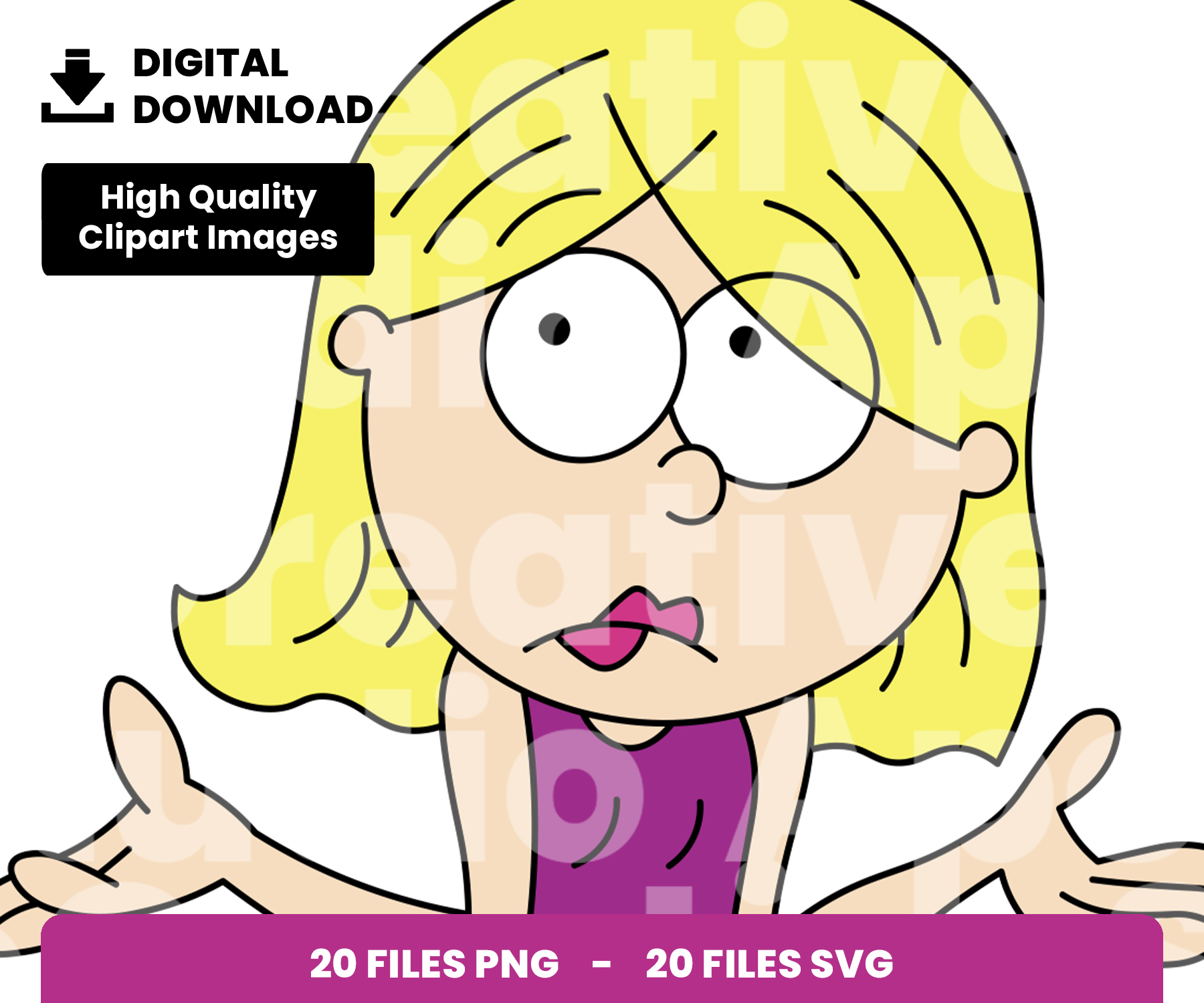 15 Clipart - Lizzie McGuire - Image 2