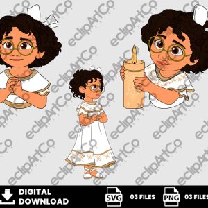 03 Clipart - Baby Mirabel Png, Encanto Png, Baby Shower Png