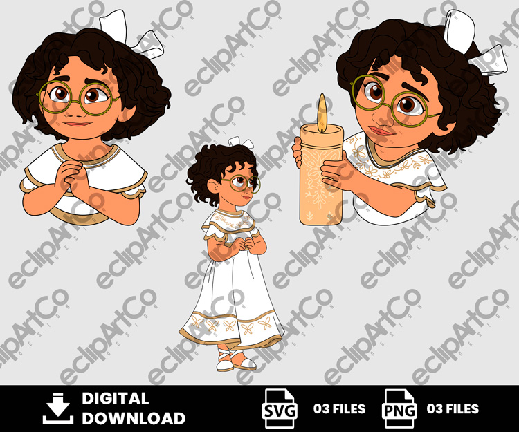03 Clipart - Baby Mirabel Png, Encanto Png, Baby Shower Png
