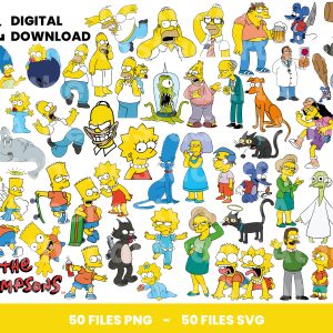 50 Clipart - The Simpsons