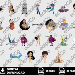 25 Clipart - Pocahontas Png, Princess Disney