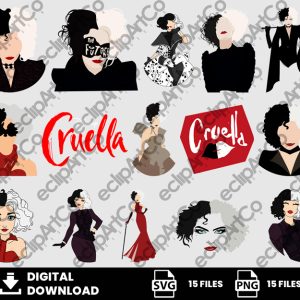 15 Clipart - Cruella Svg, Cruella Png