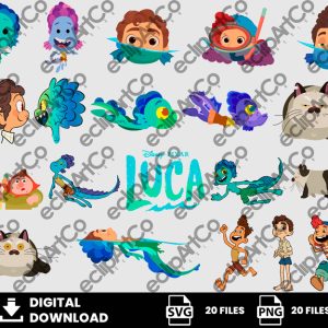 20 Clipart - Luca Svg, Luca Png