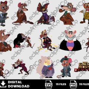 15 Clipart - The Great Mouse Detective Svg, The Great Mouse Detective Png