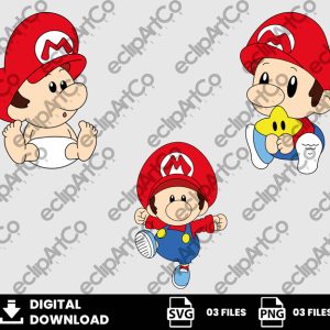03 Clipart - Baby Mario Bros Png, Mario Bros Png, Mario Bros Svg, Games Png