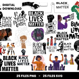 25 Clipart - Black Lives Matter