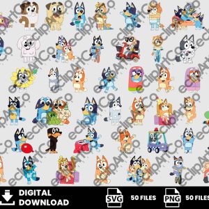 50 Clipart - Bluey Png, Bluey Svg