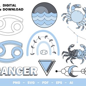 10 Clipart - Zodiac Signs, Cancer