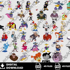 45 Clipart - Darkwing Duck Svg, Duck Svg, Drake Svg
