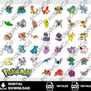 151 Clipart - Pokemon Svg, Pokedex, First Generation