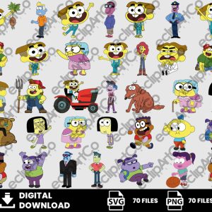 70 Clipart - Big City Greens Svg, Los Vecinos Green Svg