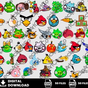 50 Clipart - Angry Birds Svg, Angry Birds Png