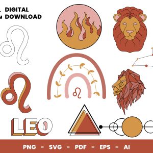 10 Clipart - Zodiac Signs, Leo