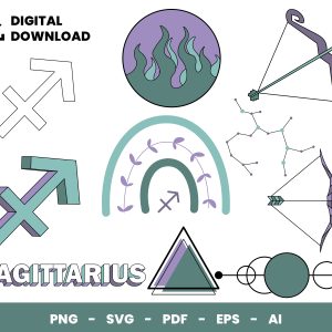 10 Clipart - Zodiac Signs, Sagittarius