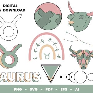 10 Clipart - Zodiac Signs, Taurus