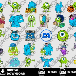 30 Clipart - Monsters Inc Svg, Monsters Inc Png