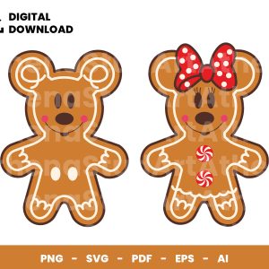 02 Clipart - Mickey Ginger Cookie