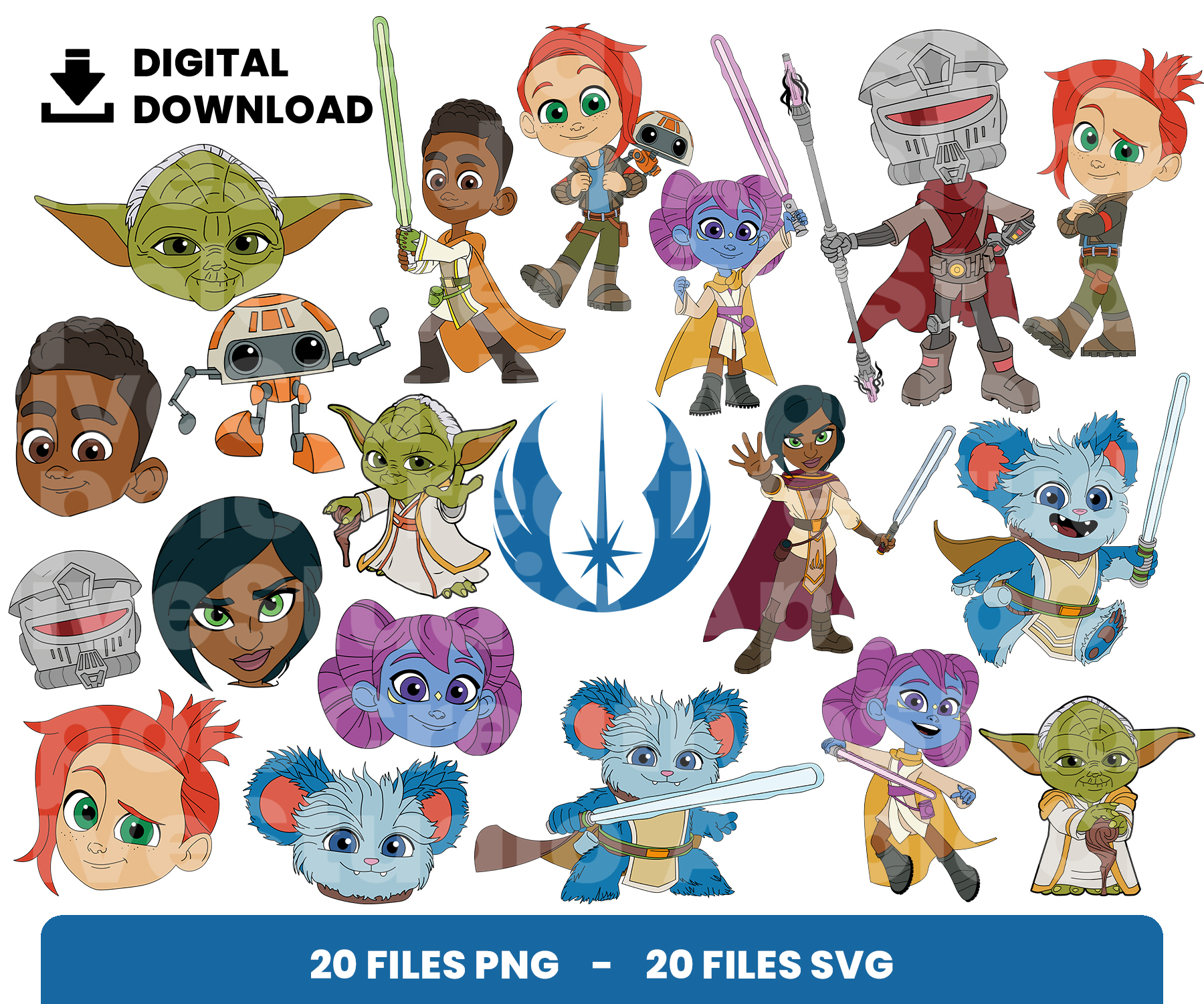 20 Clipart - Star Wars: Young Jedi Adventures