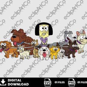 01 Clipart - Los Vecinos Green, Volunteer Tilly Svg