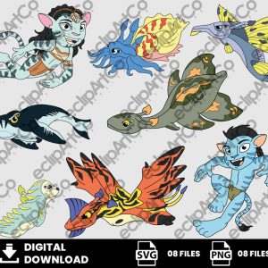 08 Clipart - Avatar The Way Of Water Svg, Avatar Svg, Avatar Png