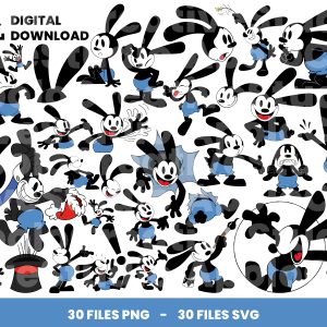 30 Clipart - Oswald the Lucky Rabbit