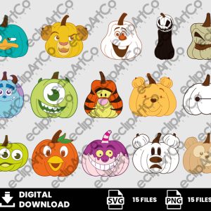 15 Clipart - Painted Pumpkins Disney Png, Pumpkins Png, Painted Pumpkins Mickey Png