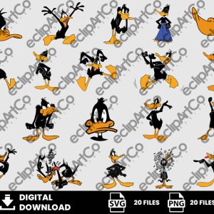 20 Clipart - Daffy Duck Svg, Daffy Duck Png, Pato Lucas Svg