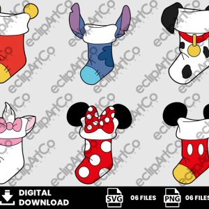 06 Clipart - Christmas, Christmas Stockings Mickey, Christmas Stockings Mickey Png, Christmas Stockings Mickey Svg