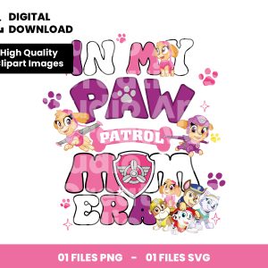 01 Clipart - In My Paw Patrol Mom Era - Skye