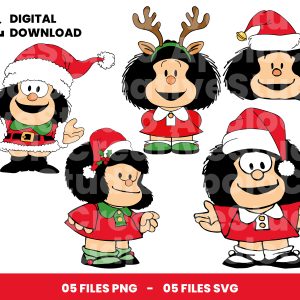 05 Clipart - Mafalda Christmas