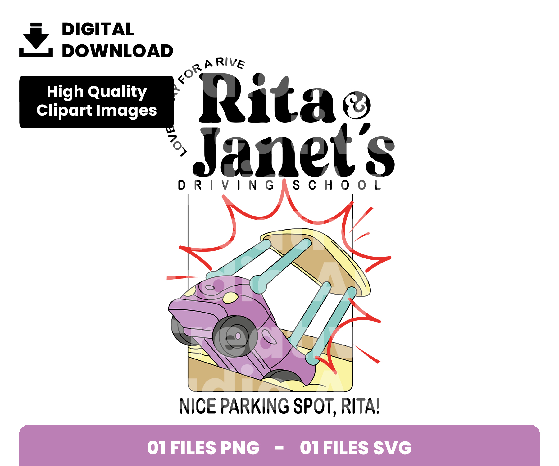 01 Clipart - Rita and Janets Bluey