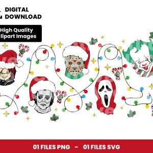 01 Clipart - Christmas Horror