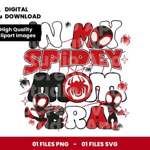 01 Clipart - In My Spidey Mom Era, Spin
