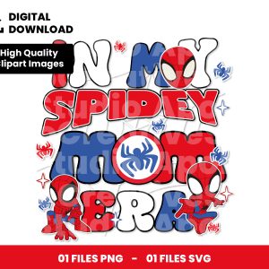 01 Clipart - In My Spidey Mom Era, Spidey