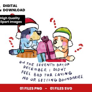 01 Clipart - Santas Bluey