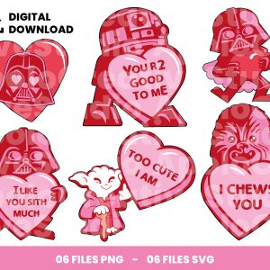 06 Clipart - Star Wars Valentine Day