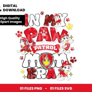 01 Clipart - In My Paw Patrol Mom Era - Marshall