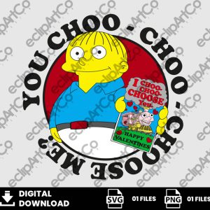01 Clipart - Ralph Valentine Svg, The Simpsons Svg, Valentines Day Svg
