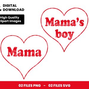 02 Clipart - Mama love, Mama's Boy Love