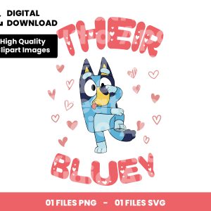 01 Clipart - Their Bluey