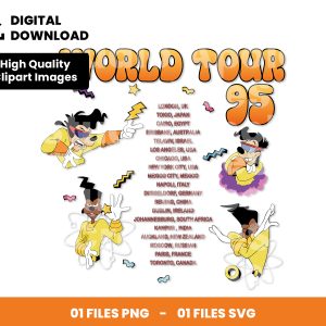 01 Clipart - World tour - Goofy Powerline