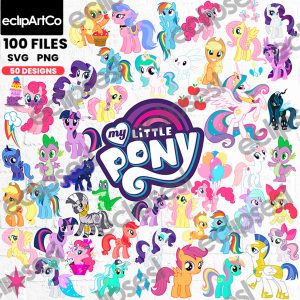 50 Clipart - My Little Pony
